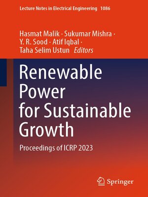 cover image of Renewable Power for Sustainable Growth